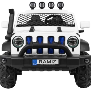 Allroad Terensko Vozilo Za 2 Djece, Bijela Boja + 4x4 Pogon + Daljinski Upravljač 2
