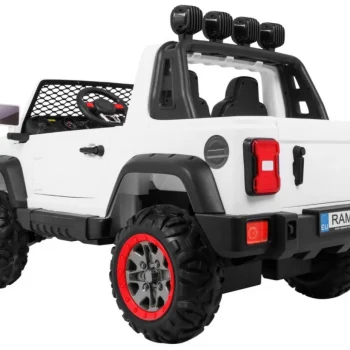 Allroad Terensko Vozilo Za 2 Djece, Bijela Boja + 4x4 Pogon + Daljinski Upravljač 4