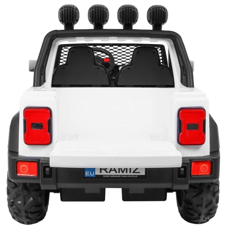 Allroad Terensko Vozilo Za 2 Djece, Bijela Boja + 4x4 Pogon + Daljinski Upravljač 7