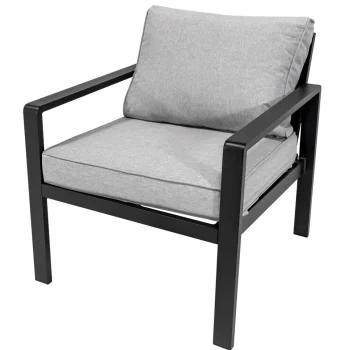 Aluminijski Vrtni Set Kauč + 2 Fotelje + Stolić 12