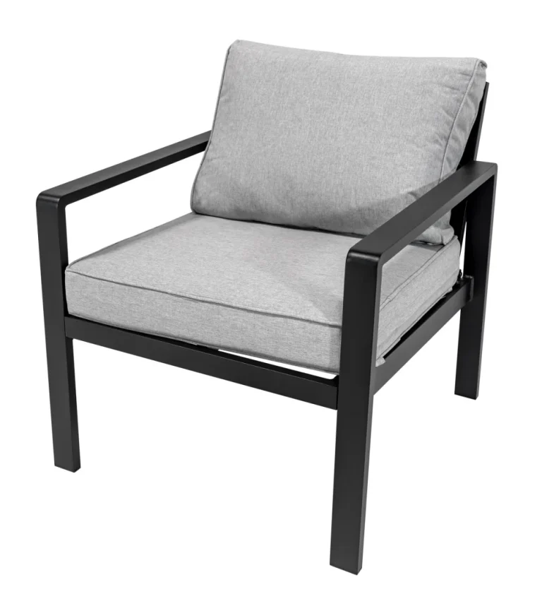Aluminijski Vrtni Set Kauč + 2 Fotelje + Stolić 12