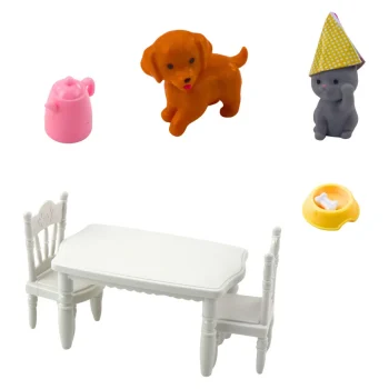 Ankiki Rođendanski Set: Lutka, Pas, Mačka I Stolni Pribor 2