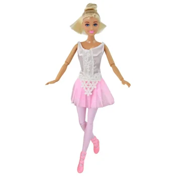 Anlily Balerina Ružičasta Punđa 30 Cm 2