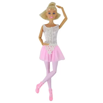 Anlily Balerina Ružičasta Punđa 30 Cm 3