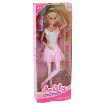 Anlily Balerina Ružičasta Punđa 30 Cm 5