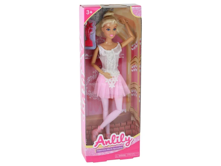 Anlily Balerina Ružičasta Punđa 30 Cm 5