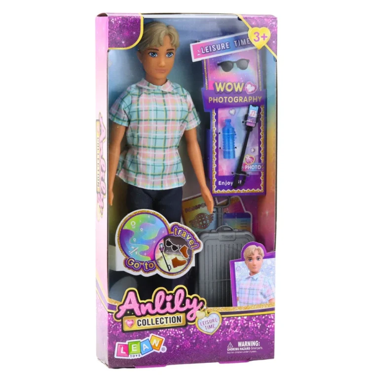 Anlily Lutka Dječak S Koferom I Putnim Dodacima 4