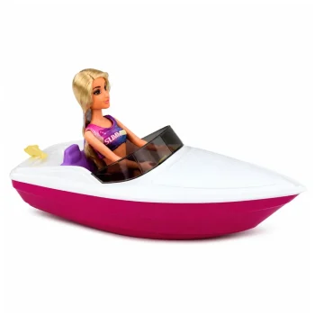 Anlily Lutka S Motornim čamcem, štenetom I Prslukom, 30 Cm 2