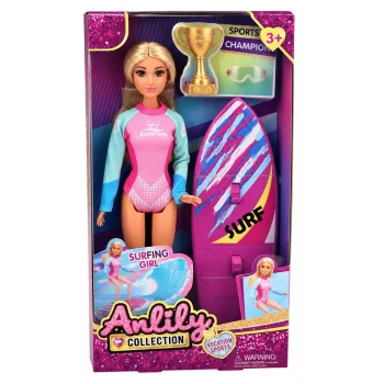 Anlily Lutka Surfer U Ronilačkom Odijelu S Priborom Za Dasku Za Surfanje 7