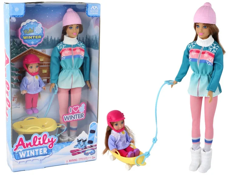 Anlily Mama I Kći Na Sanjkama 1