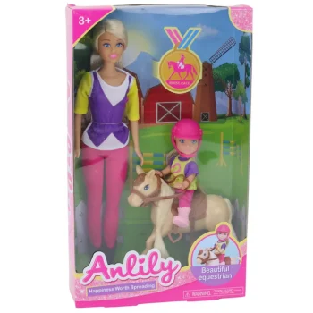Anlily Set Za Lutke S Djetetom I Ponijem, Konjska Farma 3