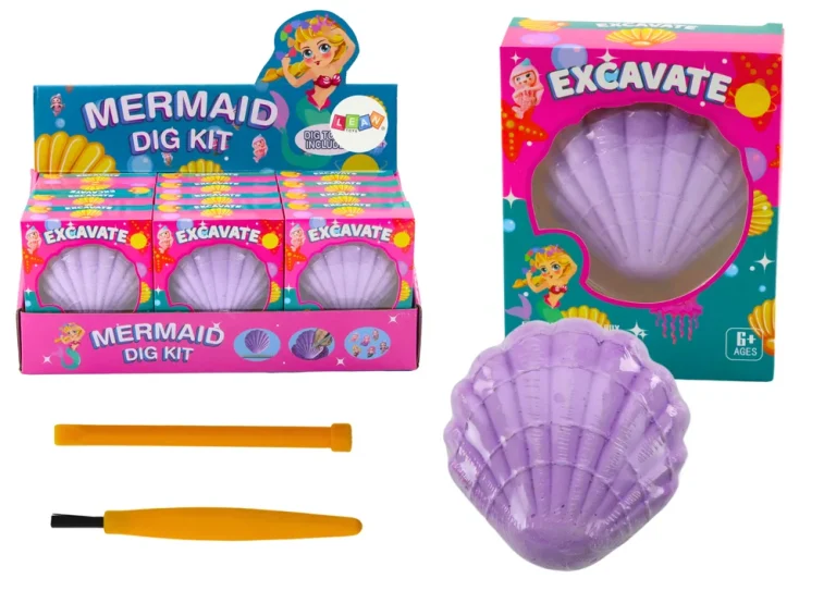 Arheološki Set Sirena U školjci, Dlijeto I četkica 1