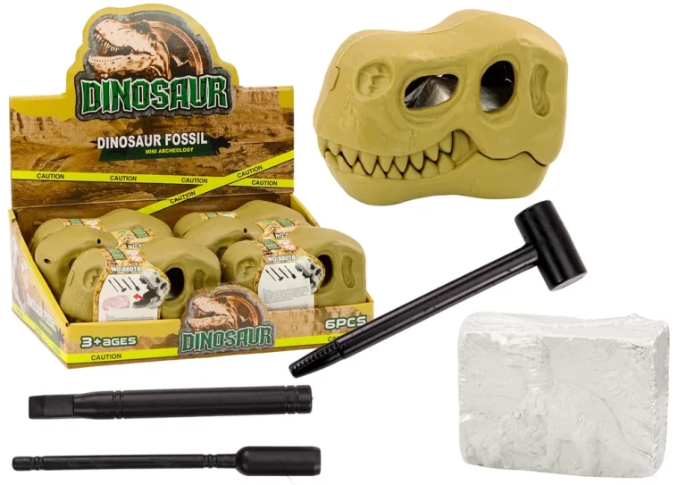 Arheološki Set Za Iskop Fosila Dinosaura, Lubanja, 15,5 × 10,5 × 8 Cm 1