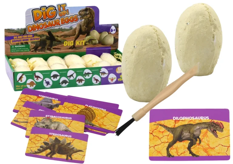 Arheološki Set Za Iskopavanje S Jajima Dinosaura, 12 Dijelova 1