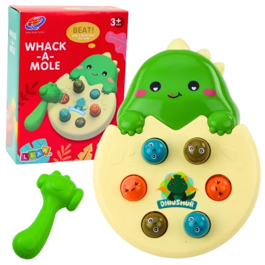 Arkadna Igra Udari Krticu, Dinosaursko Jaje, Zelena, 3 God.+ 1