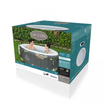 Aruba Lay Z Spa Airjet Kućna Hidromasažna Kada Bestway Za 3 Osobe + Pumpa + Filter + Poklopac 9