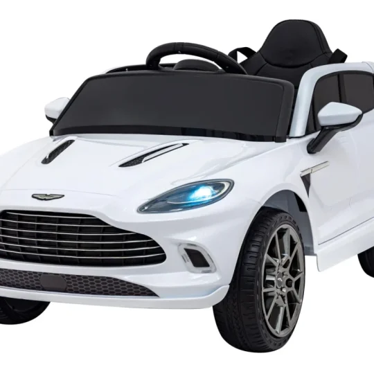 Aston Martin Dbx Dječja Kolica Na Baterije, Bijela + Daljinski Upravljač + Eva Pegla + Sigurnosni 1