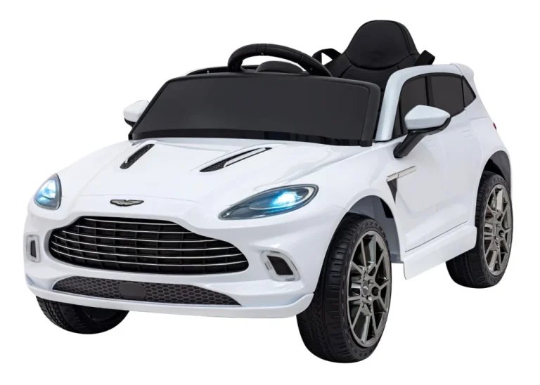 Aston Martin Dbx Dječja Kolica Na Baterije, Bijela + Daljinski Upravljač + Eva Pegla + Sigurnosni 1