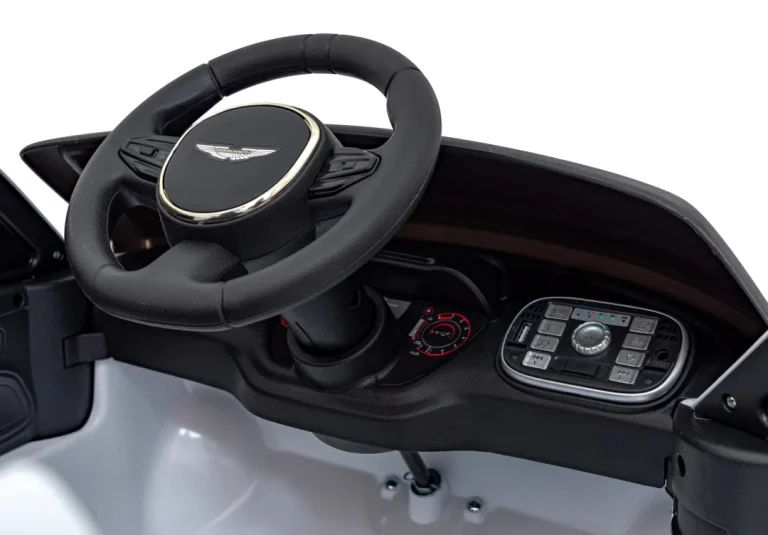 Aston Martin Dbx Dječja Kolica Na Baterije, Bijela + Daljinski Upravljač + Eva Pegla + Sigurnosni 12