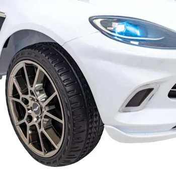 Aston Martin Dbx Dječja Kolica Na Baterije, Bijela + Daljinski Upravljač + Eva Pegla + Sigurnosni 15