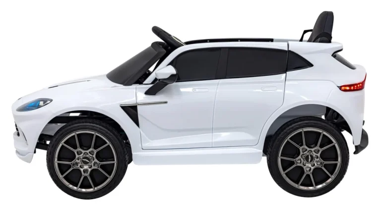 Aston Martin Dbx Dječja Kolica Na Baterije, Bijela + Daljinski Upravljač + Eva Pegla + Sigurnosni 5