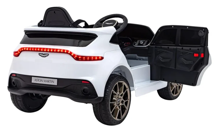 Aston Martin Dbx Dječja Kolica Na Baterije, Bijela + Daljinski Upravljač + Eva Pegla + Sigurnosni 8
