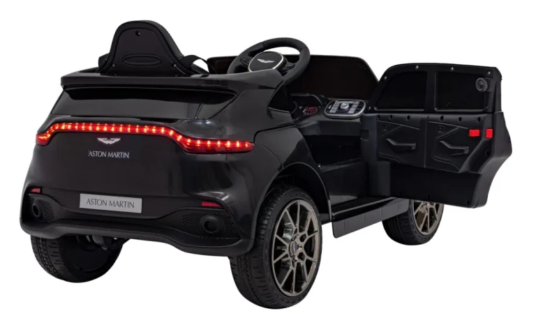 Aston Martin Dbx Dječja Kolica Na Baterije Crna + Daljinski Upravljač + Eva Pegla + Sigurnosni 8