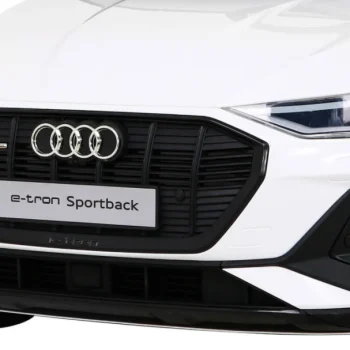 Audi E Tron Sportback Za Djecu Bijela + Daljinski Upravljač + 4x4 Pogon + Spori Start + Mp3 Radio + 10