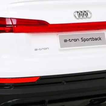 Audi E Tron Sportback Za Djecu Bijela + Daljinski Upravljač + 4x4 Pogon + Spori Start + Mp3 Radio + 11