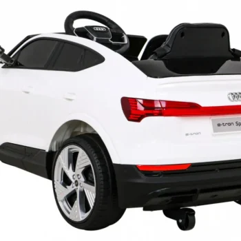 Audi E Tron Sportback Za Djecu Bijela + Daljinski Upravljač + 4x4 Pogon + Spori Start + Mp3 Radio + 5