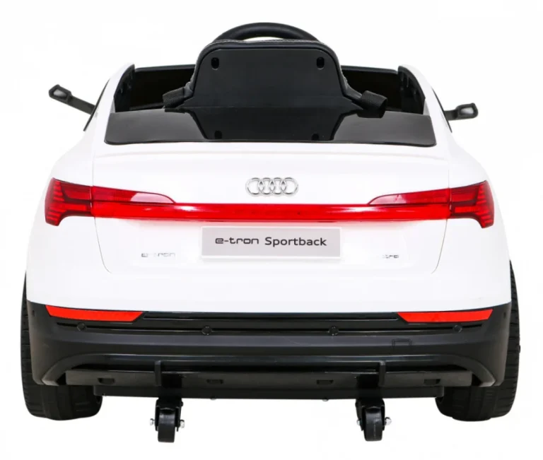 Audi E Tron Sportback Za Djecu Bijela + Daljinski Upravljač + 4x4 Pogon + Spori Start + Mp3 Radio + 6