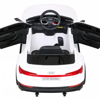 Audi E Tron Sportback Za Djecu Bijela + Daljinski Upravljač + 4x4 Pogon + Spori Start + Mp3 Radio + 7