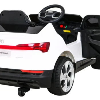 Audi E Tron Sportback Za Djecu Bijela + Daljinski Upravljač + 4x4 Pogon + Spori Start + Mp3 Radio + 8