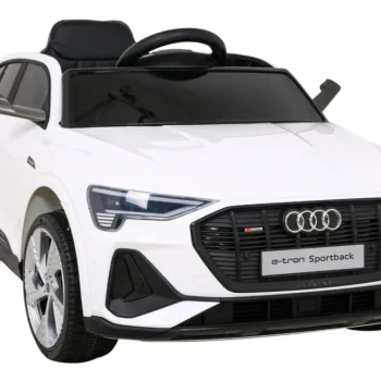 Audi E Tron Sportback Za Djecu Bijela + Daljinski Upravljač + 4x4 Pogon + Spori Start + Mp3 Radio + 9