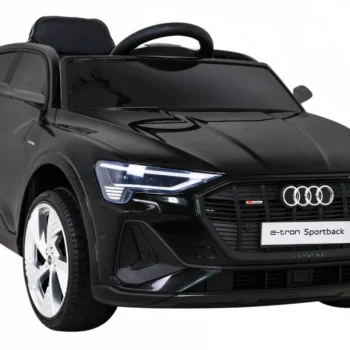Audi E Tron Sportback Za Djecu Crni + Daljinski Upravljač + 4x4 Pogon + Spori Start + Mp3, Crna 10