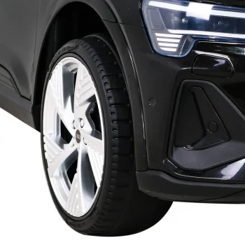 Audi E Tron Sportback Za Djecu Crni + Daljinski Upravljač + 4x4 Pogon + Spori Start + Mp3, Crna 14