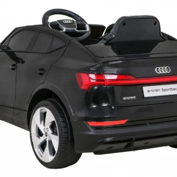 Audi E Tron Sportback Za Djecu Crni + Daljinski Upravljač + 4x4 Pogon + Spori Start + Mp3, Crna 5