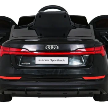 Audi E Tron Sportback Za Djecu Crni + Daljinski Upravljač + 4x4 Pogon + Spori Start + Mp3, Crna 6
