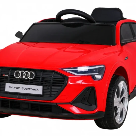 Audi E Tron Sportback Za Djecu Crveni + Daljinski Upravljač + 4x4 Pogon + Spori Start + Mp3, Crvena 1