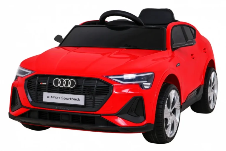 Audi E Tron Sportback Za Djecu Crveni + Daljinski Upravljač + 4x4 Pogon + Spori Start + Mp3, Crvena 1