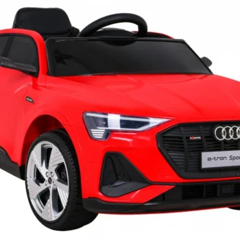 Audi E Tron Sportback Za Djecu Crveni + Daljinski Upravljač + 4x4 Pogon + Spori Start + Mp3, Crvena 10