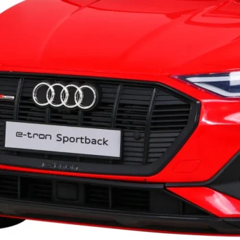 Audi E Tron Sportback Za Djecu Crveni + Daljinski Upravljač + 4x4 Pogon + Spori Start + Mp3, Crvena 11