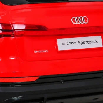 Audi E Tron Sportback Za Djecu Crveni + Daljinski Upravljač + 4x4 Pogon + Spori Start + Mp3, Crvena 12