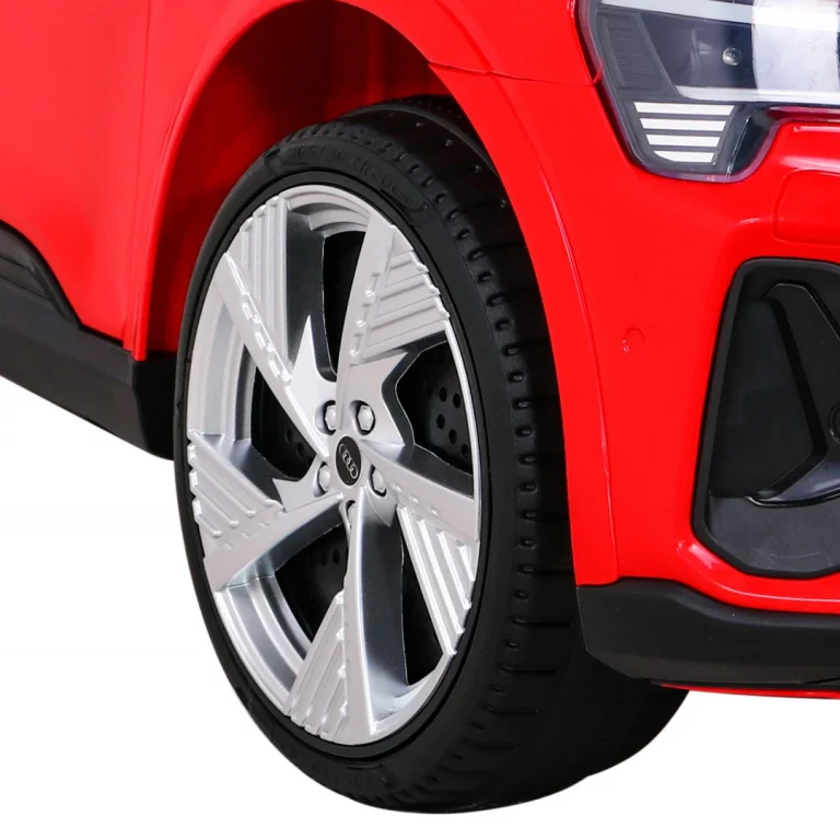 Audi E Tron Sportback Za Djecu Crveni + Daljinski Upravljač + 4x4 Pogon + Spori Start + Mp3, Crvena 13