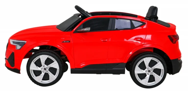Audi E Tron Sportback Za Djecu Crveni + Daljinski Upravljač + 4x4 Pogon + Spori Start + Mp3, Crvena 4