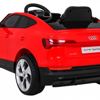 Audi E Tron Sportback Za Djecu Crveni + Daljinski Upravljač + 4x4 Pogon + Spori Start + Mp3, Crvena 5