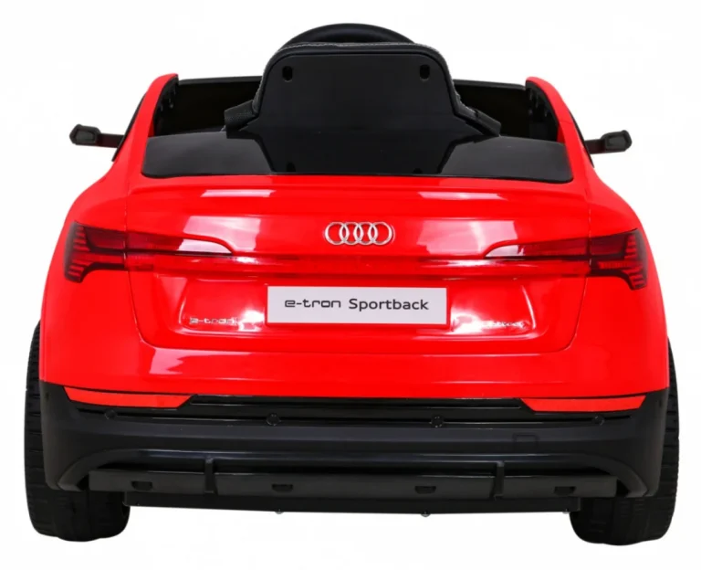 Audi E Tron Sportback Za Djecu Crveni + Daljinski Upravljač + 4x4 Pogon + Spori Start + Mp3, Crvena 6