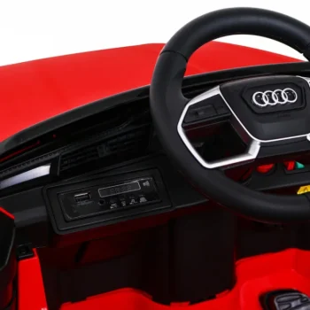Audi E Tron Sportback Za Djecu Crveni + Daljinski Upravljač + 4x4 Pogon + Spori Start + Mp3, Crvena 7