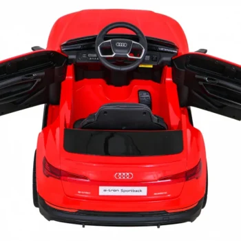 Audi E Tron Sportback Za Djecu Crveni + Daljinski Upravljač + 4x4 Pogon + Spori Start + Mp3, Crvena 8