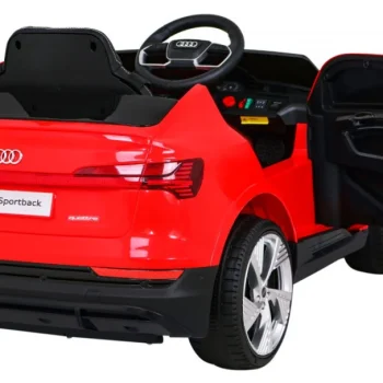 Audi E Tron Sportback Za Djecu Crveni + Daljinski Upravljač + 4x4 Pogon + Spori Start + Mp3, Crvena 9